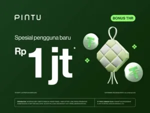 Spesial untuk Pengguna Baru, Beli Crypto Pertama di Pintu dan Raih Bonus THR hingga Rp1.000.000!