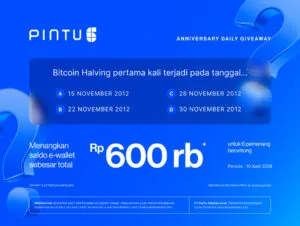 Anniversary Daily Giveaway: Ikut dan Menangkan Saldo E-Wallet Sebesar Total Rp600.000!