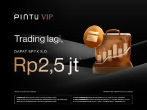 Pintu VIP: Trading Crypto, Dapatkan Cashback s.d. Rp2,5 Juta!