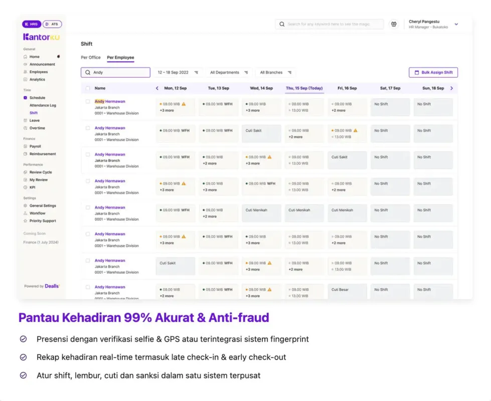Gambar 5 Aplikasi HRIS Terbaik Andalan Startup & Corporate di Indonesia!