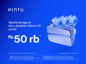 Trading Pertama Kali di Pintu, Dapatkan Bonus Rp50.000 Saham US!