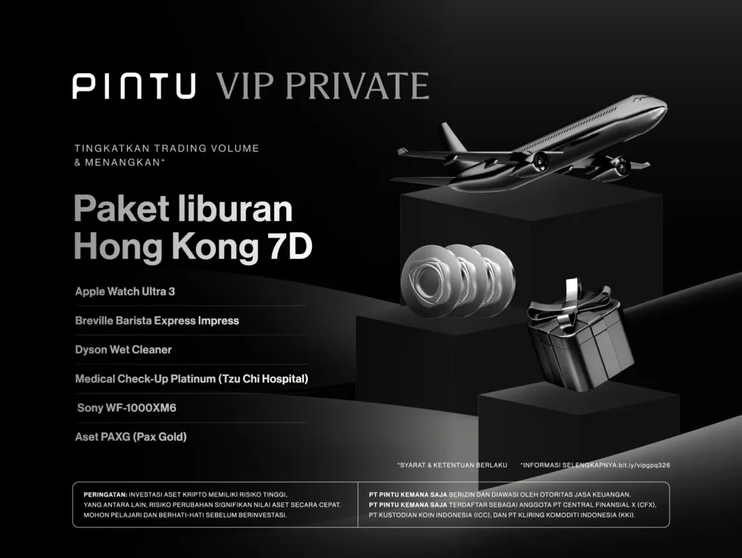 Gambar Spesial Pintu VIP Private: Tingkatkan Trading Volume, dan Menangkan Grand Prize Menarik!