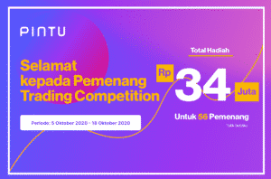 Pengumuman Pemenang Trading Competition by Pintu (5 Oktober 2020 – 18 Oktober 2020)