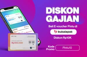 Beli e-Voucher Pintu di Bukalapak Dapat Diskon Gajian!