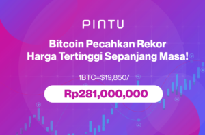 Bitcoin Resmi Pecah Rekor Harga Tertinggi Sepanjang Masa di $19,850