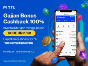 Gajian Bonus Cashback 100%! Gunakan Kode Unik 191 (Periode 25-30 September 2021)