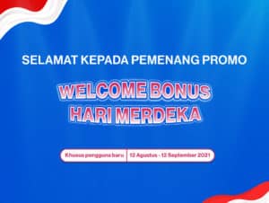 Pengumuman Pemenang Welcome Bonus Hari Merdeka Berhadiah Grand Prize Playstation 5, Apple Watch 3 dan Cashback Bitcoin (Kode Unik 178)