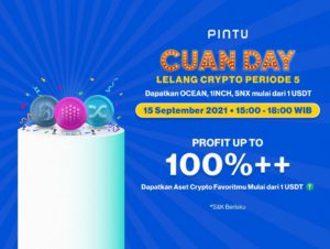 Cuan Day, Lelang Crypto #5: OCEAN, 1INCH, SNX