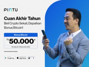 Cuan Akhir Tahun: Beli Crypto Sekali, Bonus Bitcoin Sebesar Rp50 Ribu!