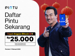 Daftar di Pintu, Dapat Angpao BITCOIN Rp25.000