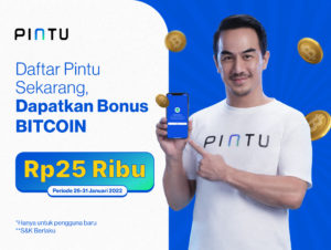 Daftar di Pintu, Langsung Dapat Bonus BITCOIN Senilai Rp25.000