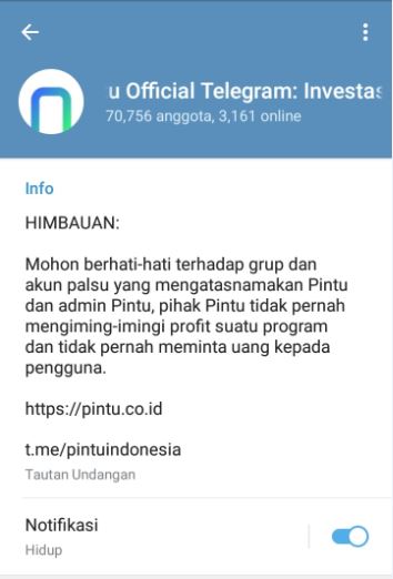 forum crypto Indonesia telegram
