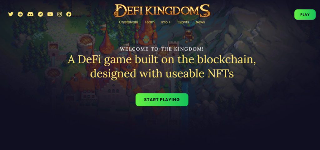 game nft defi kingdom