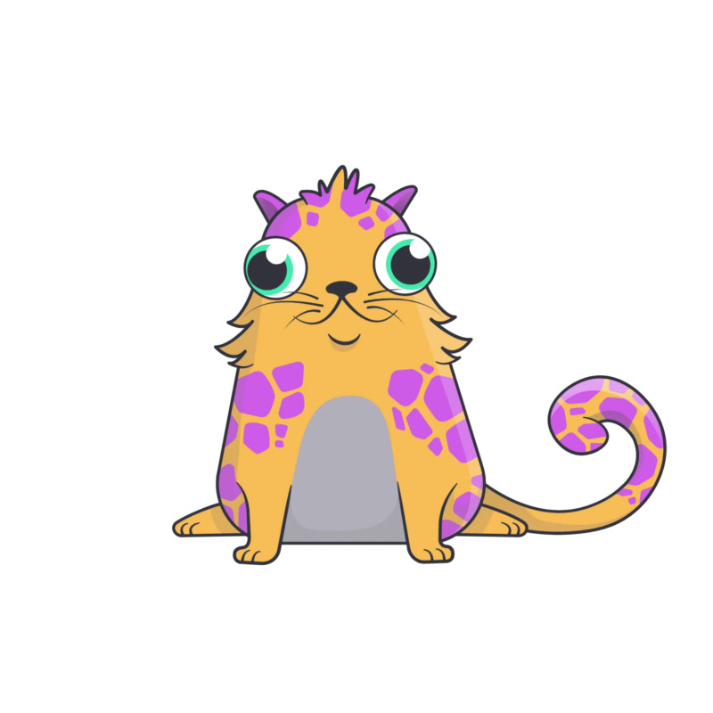 gambar cryptokitties Founder Cat #18