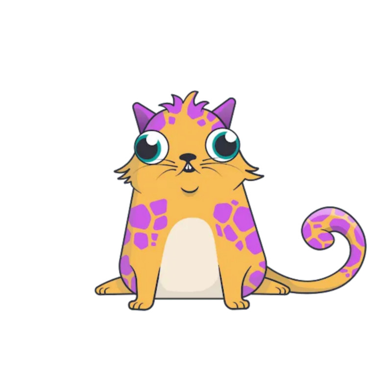 gambar cryptokitties Founder Cat #44