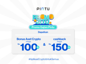 Promo Gajian Pintu 2022: Cashback USDT 100%, Gratis Bitcoin, hingga 15% APY