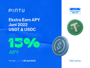 Nabung Crypto USDT/C Kamu di Pintu Earn & Dapatkan 15% APY