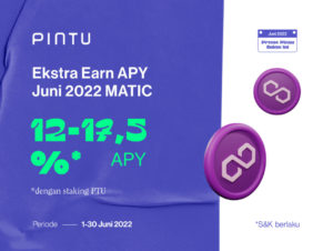 Nabung Crypto Polygon (MATIC) di Pintu Earn & Dapatkan Hingga 17,5% APY