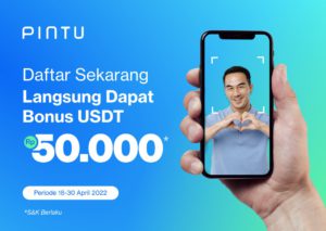 Daftar Pintu, Bonus USDT Rp50k