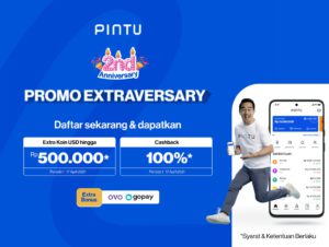 Daftar Pintu Sekarang, Bonus USDT Hingga Rp500,000 + Cashback USDT 100%