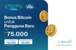 Daftar & KYC di Pintu, Dapatkan Reward Bitcoin Hingga Rp75k