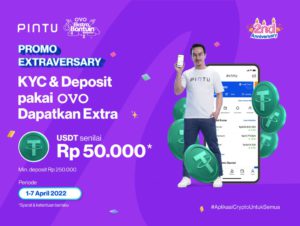 Promo Pintu x OVO: Gratis USDT Senilai Rp50.000