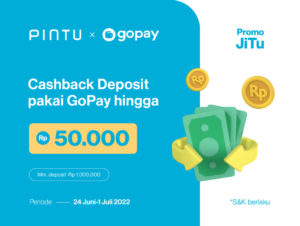 Promo Gajian Pintu x GoPay Juni 2022: Dapatkan Cashback GoPay hingga Rp50.000