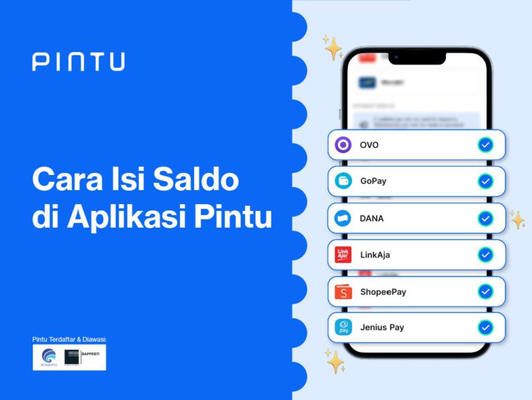 cara isi saldo rupiah di aplikasi pintu