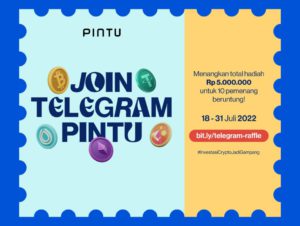 Gabung Telegram Pintu, Menangkan Total Hadiah Hingga Rp5 Juta!