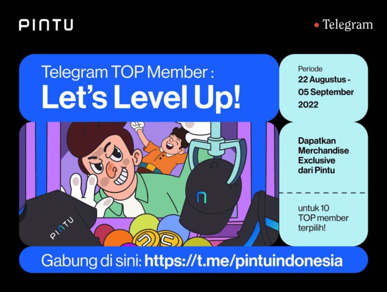 telegram top member gratis 10 merchandise pintu