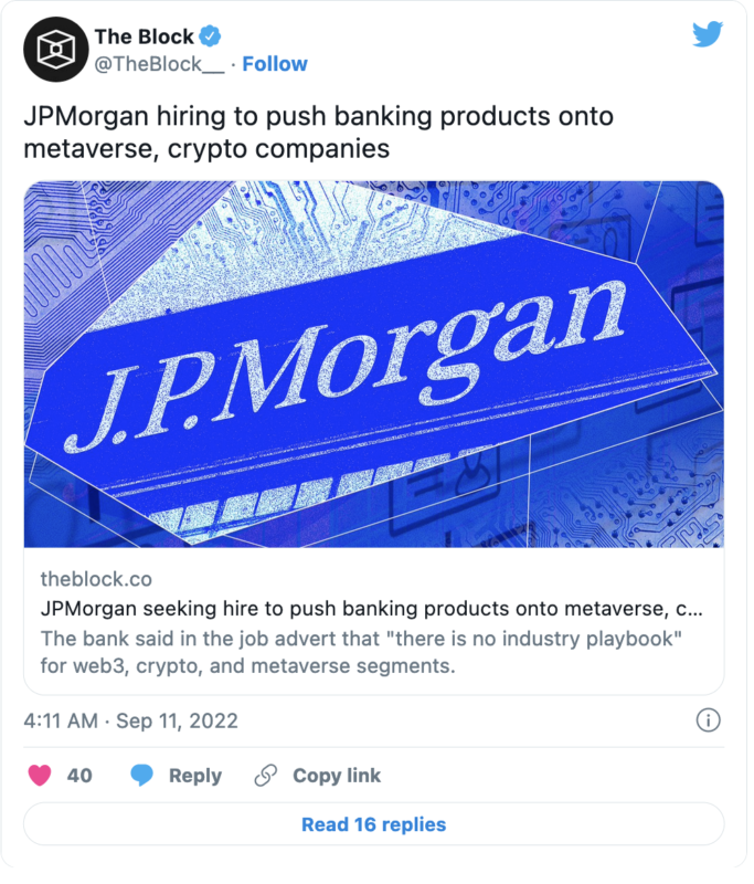 JPMorgan ekspansi bisnis ke Metaverse