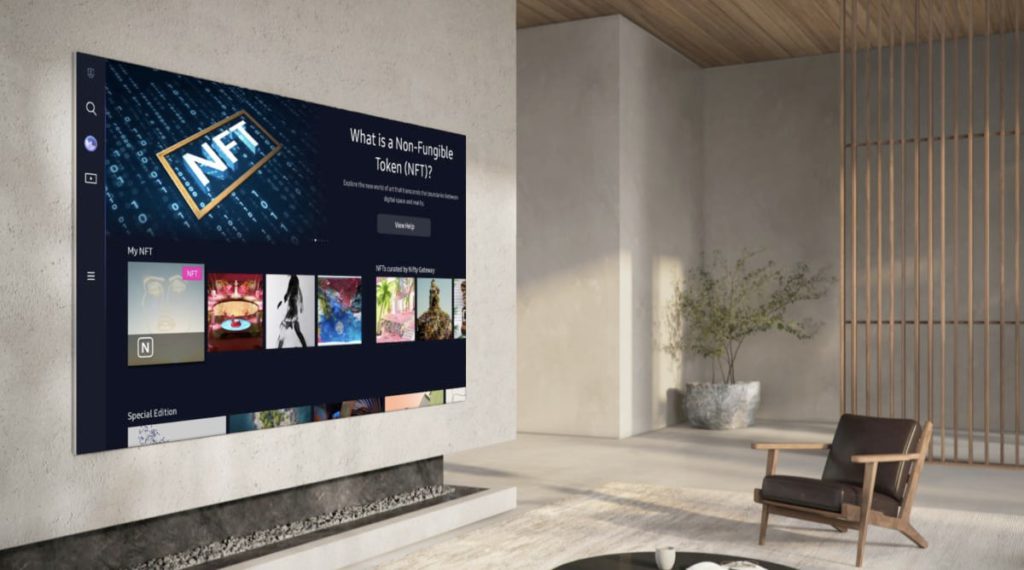 Samsung luncurkan platform NFT Smart TV pertama di dunia