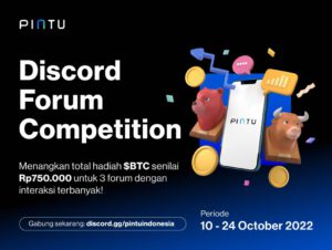 Buat Forum di Discord Pintu, Menangkan Total Hadiah Senilai Rp750.000!