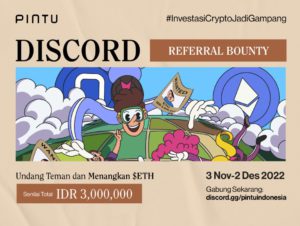 Pintu Discord Referral Bounty: Undang Teman, Dapatkan ETH Gratis!