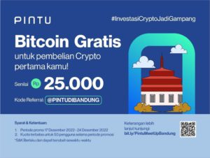 Crypto Community Meet Up Bandung: Dapatkan Gratis Bitcoin Rp25.000!