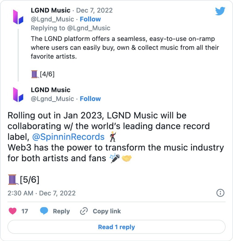 Platform LGND Music Resmi Dirilis Januari 2023!
