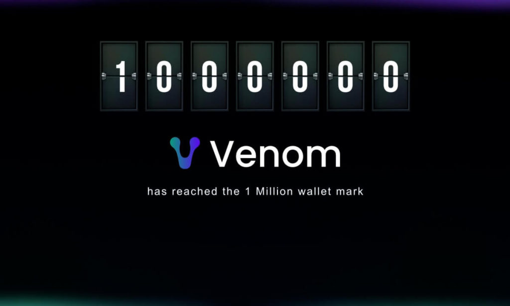 1 juta dompet pengguna venom blockchain