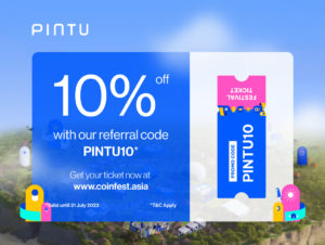 Pintu Resmi Sponsori Coinfest Asia 2023, Bagi-Bagi Diskon 10%!