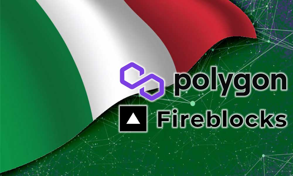 kolaborasi bank italia dengan polygon dan fireblocks