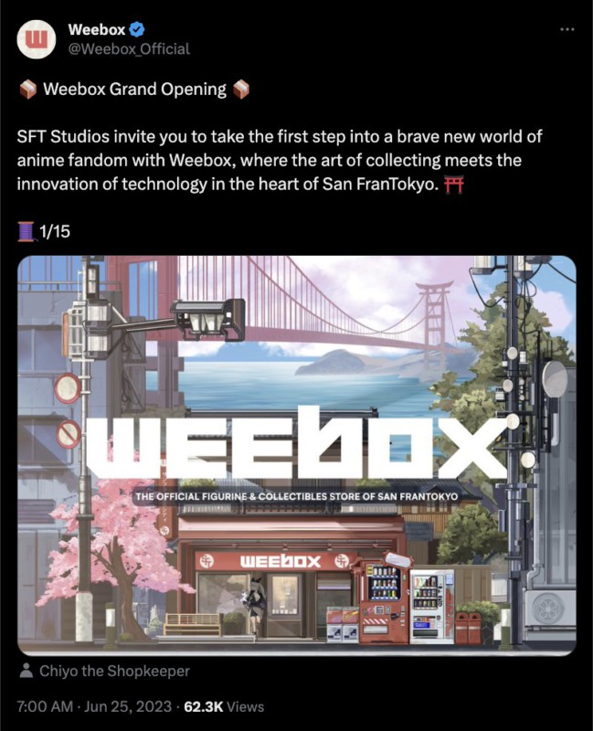kolaborasi weebox animoca japan