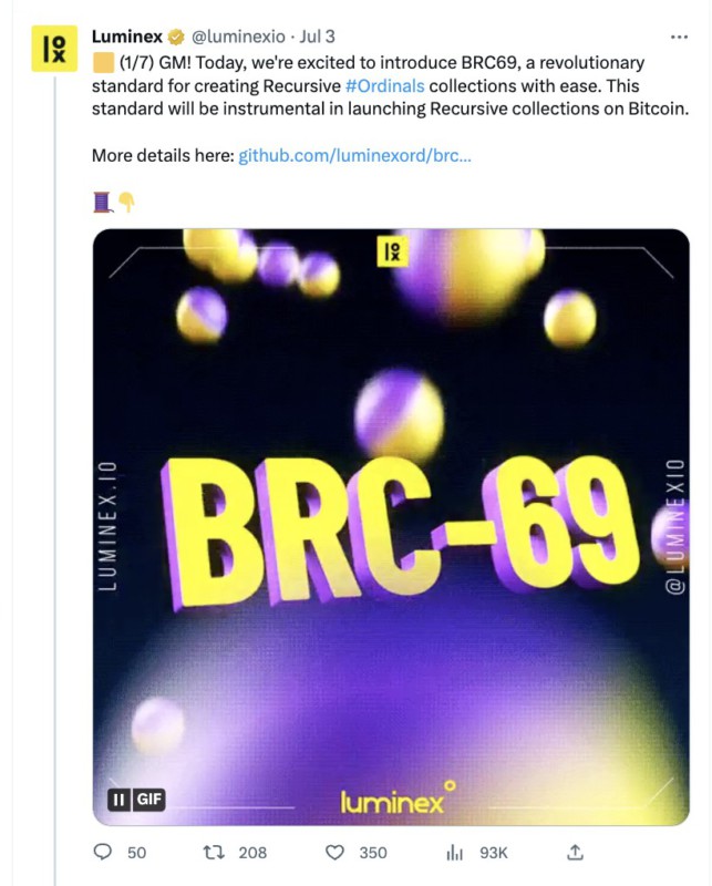 bitcoin standar brc-69
