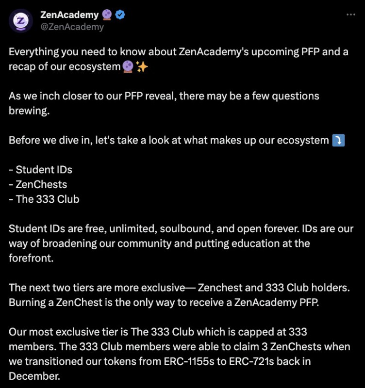 proyek pfp zen academy