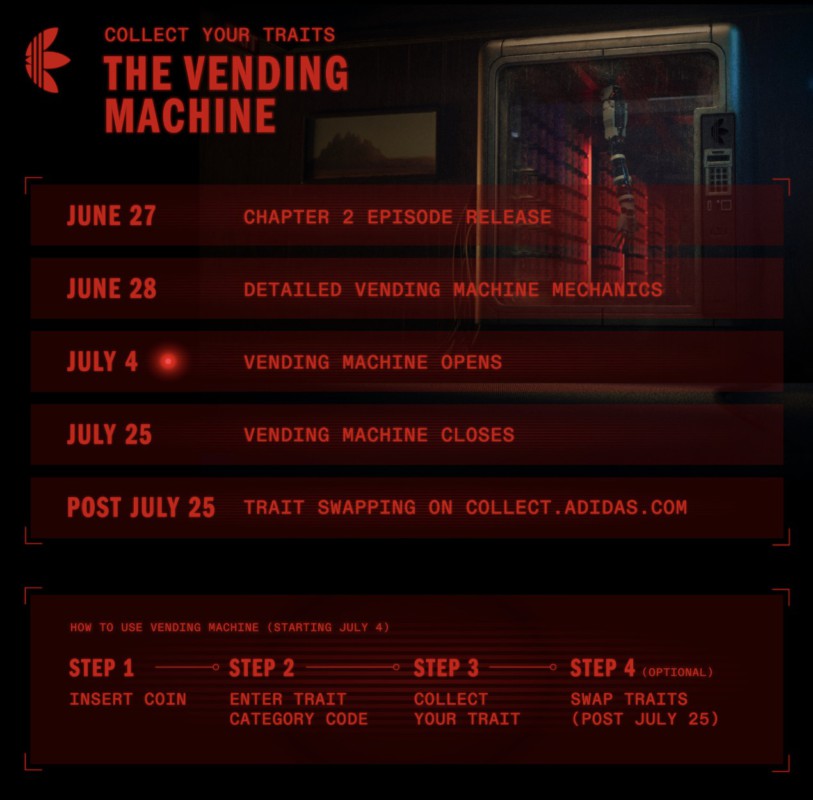 vending machine adidas