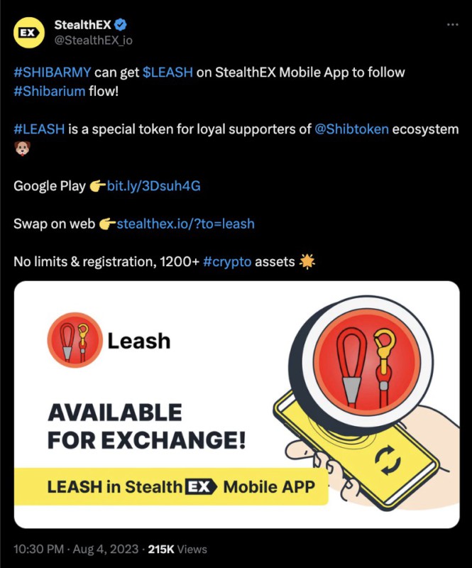 leash listing di stealthex