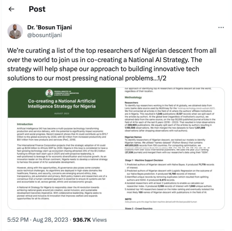 strategi ai nasional nigeria