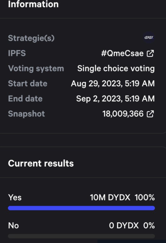 voting dydx v4