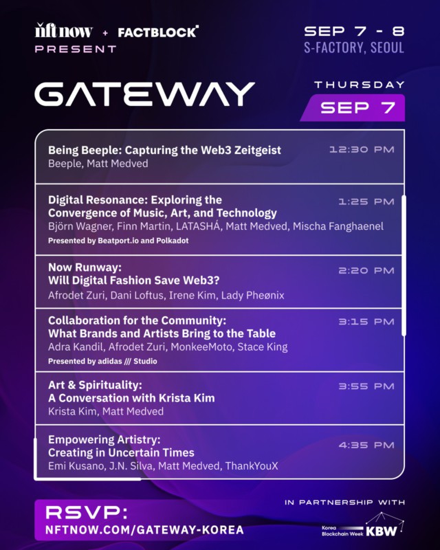The Gateaway: Korea Undang Nama-nama Besar Industri Web3