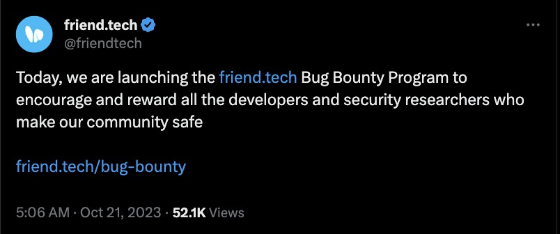 program bug bounty friend tech