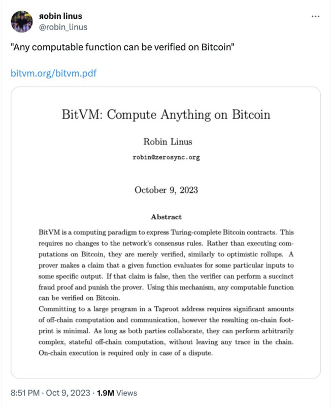 bitvm bitcoin