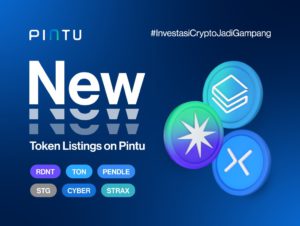 Listing Token Baru di Pintu: RDNT, TON, PENDLE, STG, CYBER, dan STRAX